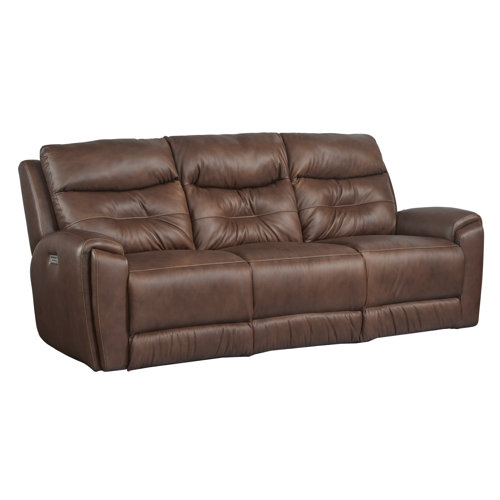 Southern Motion 90'' Leather Reclining Sofa Wayfair